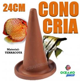 Cono desove discos y escalares 24cm cono cria discos escalares desove reproducción alevines acuario