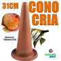 cono cria discos escalares desove reproducción alevines acuario 31cm