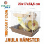 Jaula hámster pequeños roedores 23x17x23,5 cm
