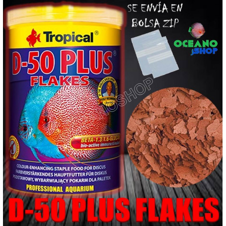 d-50 plus tropical flakes escamas rojas ciclidos cichlids a granel barato discos color