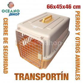 Transportín perros tamaño mediano calidad con asa 66x45x46 cm Transportín perros tamaño mediano calidad con asa 66x45x46 cm