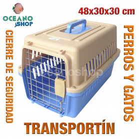 Transportín perros y gatos 48x30x30 cm Transportín perros y gatos 48x30x30 cm