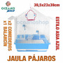 Jaula pájaros 39,5x23x39 cm