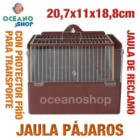 Jaula reclamo pájaros con protector 20,7x11x18,8 cm Jaula reclamo pájaros con protector 20,7x11x18,8 cm
