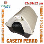 Caseta perros para exterior 82x68x62 cm