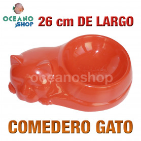 Comedero bebedero gato perro forma gato 26 cm Comedero bebedero gato perro forma gato 26 cm