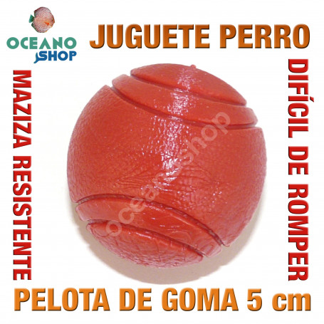 Juguete mordedor perro forma lazo para encías goma dura 14 cm