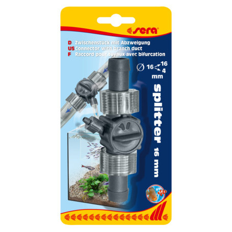 Sera racor con bifurcación para Ø 16/16/4 mm