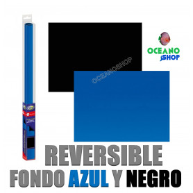 Fondo negro/azul S 60x30cm reversible aqua nova Fondo negro/azul S 60x30cm reversible aqua nova