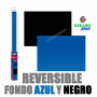 Fondo negro/azul S 60x30cm reversible aqua nova