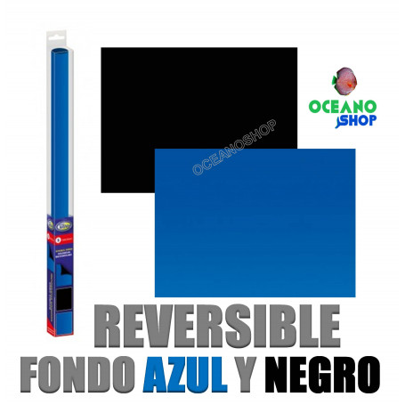 Fondo negro/azul L 100x50cm reversible aqua nova
