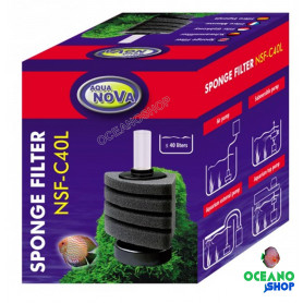Filtro esponja NSF-C40L aqua nova Filtro esponja NSF-C40 aqua nova