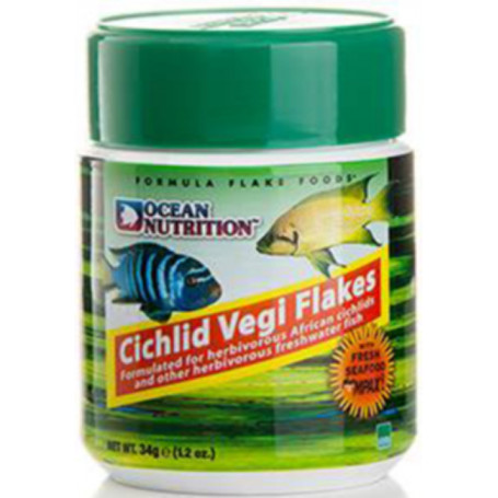 Ocean Nutrition Cichlid Vegi Flakes 34 gr.