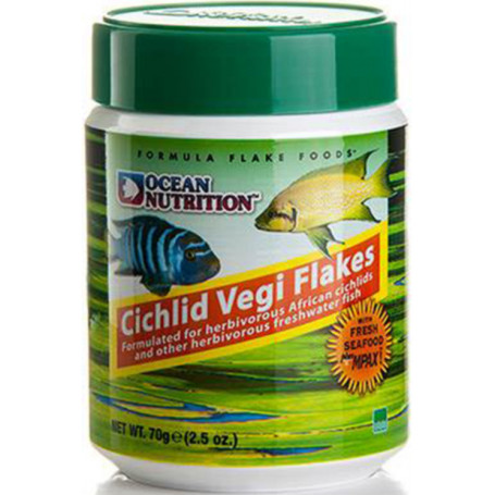 Ocean Nutrition Cichlid Vegi Flakes 71 gr.