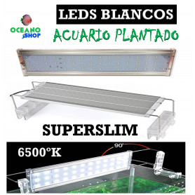 Pantalla leds blancos SUPERSLIM 120-150cm 48W 4900 LUMENES Pantalla leds blancos SUPERSLIM 120-150cm 48W 4900 LUMENES
