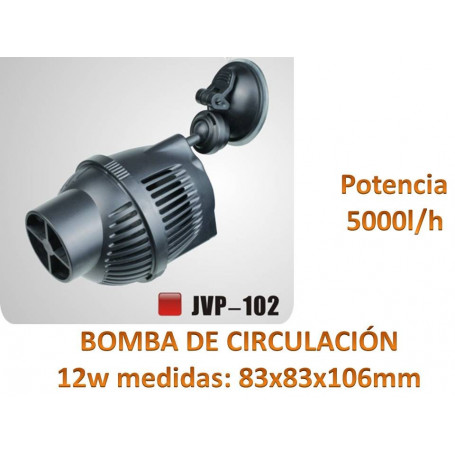 BOMBA RECIRCULACION de 5000L/h 12w Vibracion para Acuario, Simulador de Olas