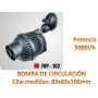 BOMBA RECIRCULACION de 5000L/h 12w Vibracion para Acuario, Simulador de Olas