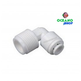 Codo conector macho 1/4 osmosis Codo conector macho 1/4 osmosis