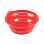 Comedero Viaje Silicona Rojo Duvo 250 ml 11 cm