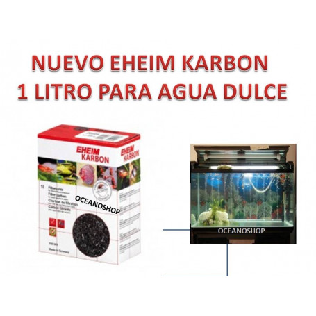 1000 ml CARBON ACTIVADO EHFICARBON EHEIM Acuario.Especial FILTRO Biologico
