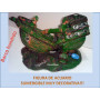 Barco sumergido figura decorativa