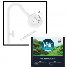 TUBO CRISTAL SALIDA POPPY 12/16 mm MP1001