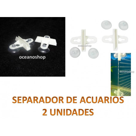 Separador acuario, división cristales 2uds