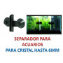 separador acuario divisor cristales