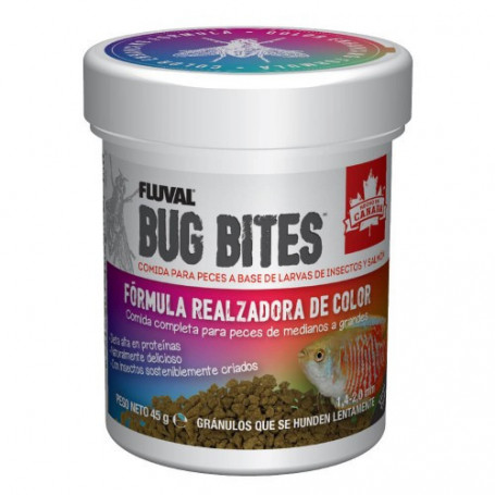 Fluval Bug Bites Granulos Formula Realzador Color 45g A6589