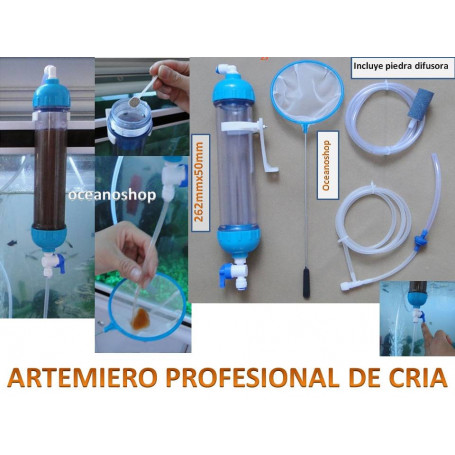 Artemiero profesional cria de artemia