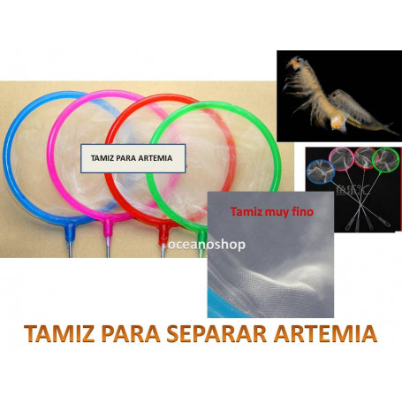 Tamiz para artemia