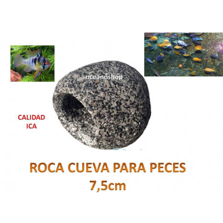 Roca cueva escondite resina 7,5cm