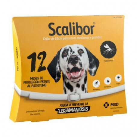 collar antiparasitario perro scalibor 65cm
