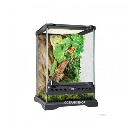 TERRARIO DE CRISTAL REPTILES Nano Tall 20x20x30cm Exo Terra