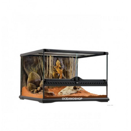 TERRARIO DE CRISTAL REPTILES PEQUEÑO LOW 45X45X30cm Exo Terra