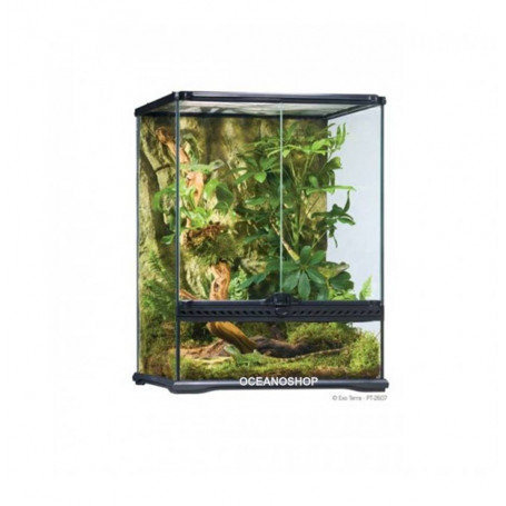 TERRARIO DE CRISTAL REPTILES PEQUEÑO TALL 45x45x60cmExo Terra