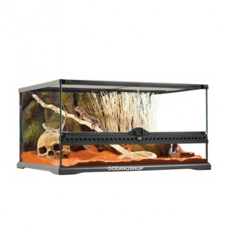 TERRARIO DE CRISTAL REPTILES MEDIANO LOW 60x45x30cm Exo Terra