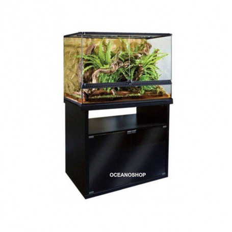 MESA TERRARIO REPTILES CON PUERTA DE CRISTAL Grande 90,5x46,5x70,5 cm Exo Terra