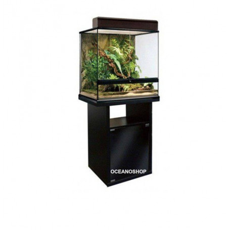 MESA TERRARIO REPTILES CON PUERTA DE CRISTAL Mediana 60,5x46,5x70,5cm Exo Terra