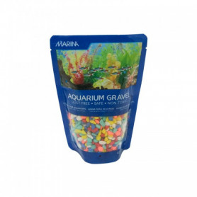 Grava Color Arcoiris 450g MARINA especial pequeños acuarios Grava Color Arcoiris 450g MARINA especial pequeños acuarios