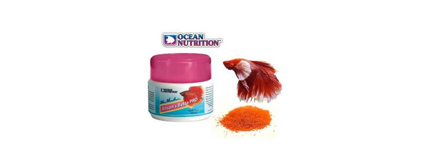 Alimento especifico para peces betta.