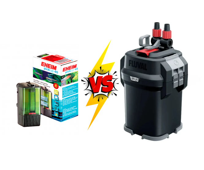 Filtro interno vs. filtro externo: ¿Cuál elegir para tu acuario? Filtro interno vs. filtro externo: ¿Cuál elegir para tu acuario?